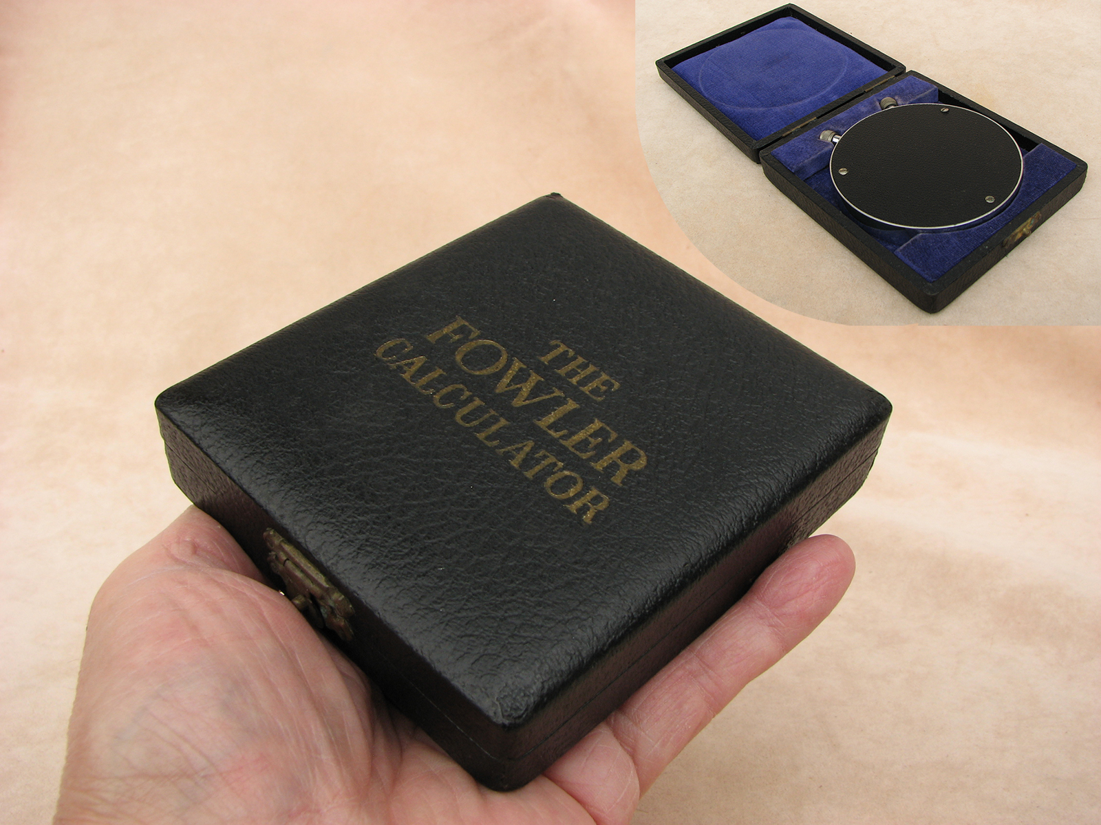 Fowlers Twelve Ten architects calculator in special presentation case